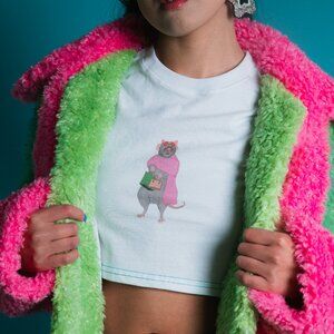 Fashion Rat Cropped Tee